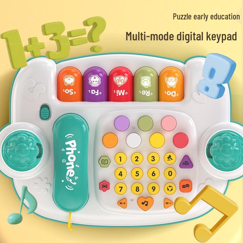Bilingual Interactive Educational Toy Phone: Engaging Lights, Music, and Stories for Kids