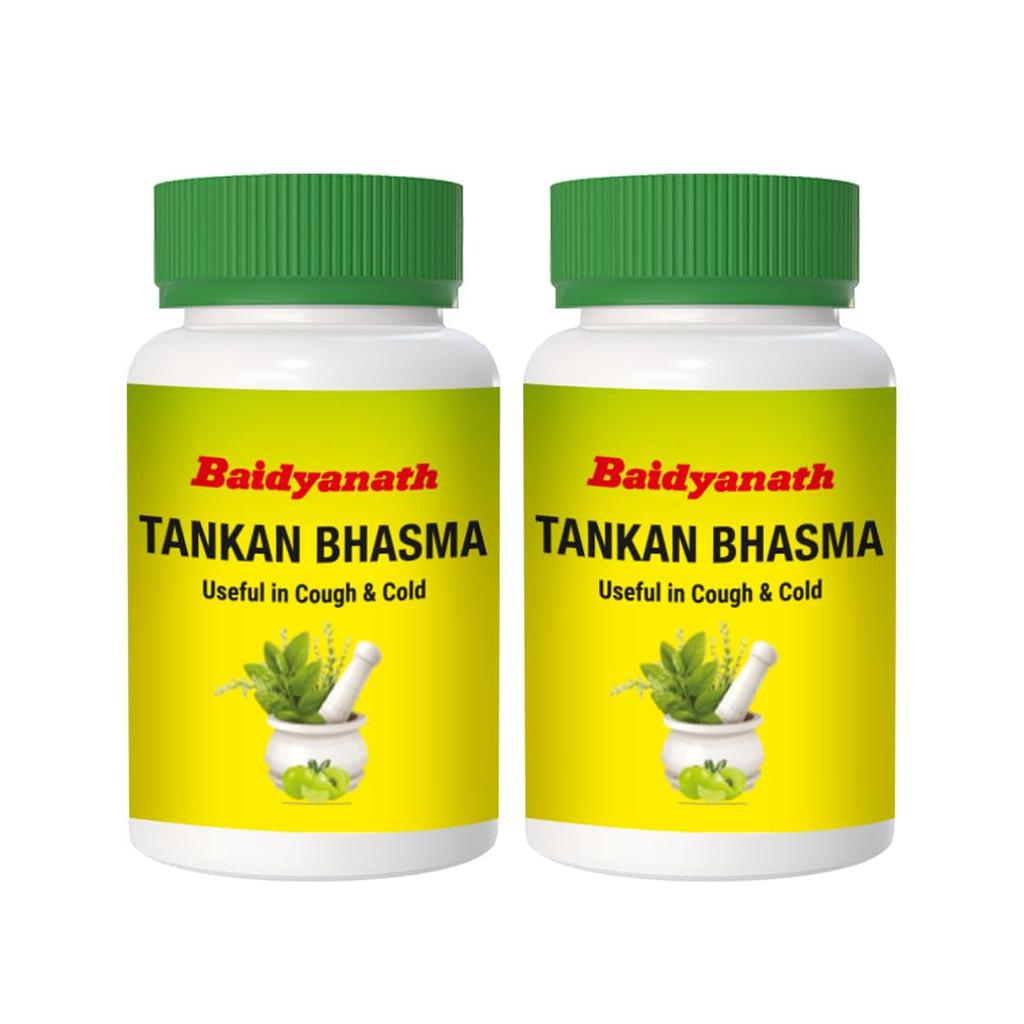 Baidyanath Tankan Bhasma Ayurvedic Respiratory Support Powder Purified Borax 15g Pack of 2 for Seasonal Wellness
