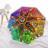 1pc Celtic Knot Star Mandala Automatic Folding Umbrella, 8-Rib Iron Frame, Casual Outdoor Accessory for Birthday Festival Gifts yy251128146