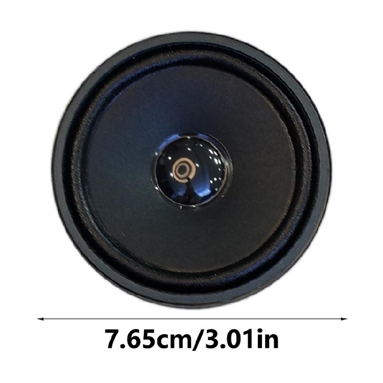 Professional 3inch 5W 2 Ohms Round Speaker with Cloth Surround Internal Double Magnet Structure High Sensitivity