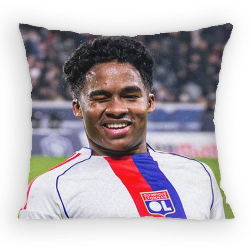 Endrick Footballers Pillow Case Sofa Living Room Bedroom Headboard Backrest Cushion Square Cushion Nap Time