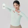 Ladies' Slim-Fit Long Sleeve Yoga Top: Stand Collar, Half Zip, Perfect for Autumn/Winter Pilates & Fitness.