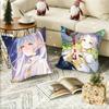 Frieren Anime Frieren Beyond Journey S End Pillow Case Square Pillow Bedroom Sofa Leisure Comfort Cushion Car Home Decoration
