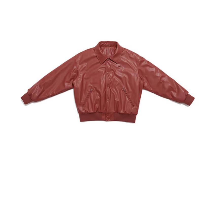 ANTA SV Men s Hooded Biker Style Cleanfit PU Leather Jacket S