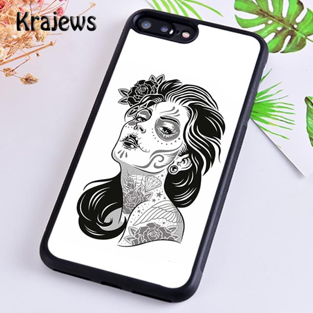 Cute Day Of The Dead Skull Owl Phone Case Cover For iPhone 17 Air 16 15 14 plus 12 13 pro max coque Fundas