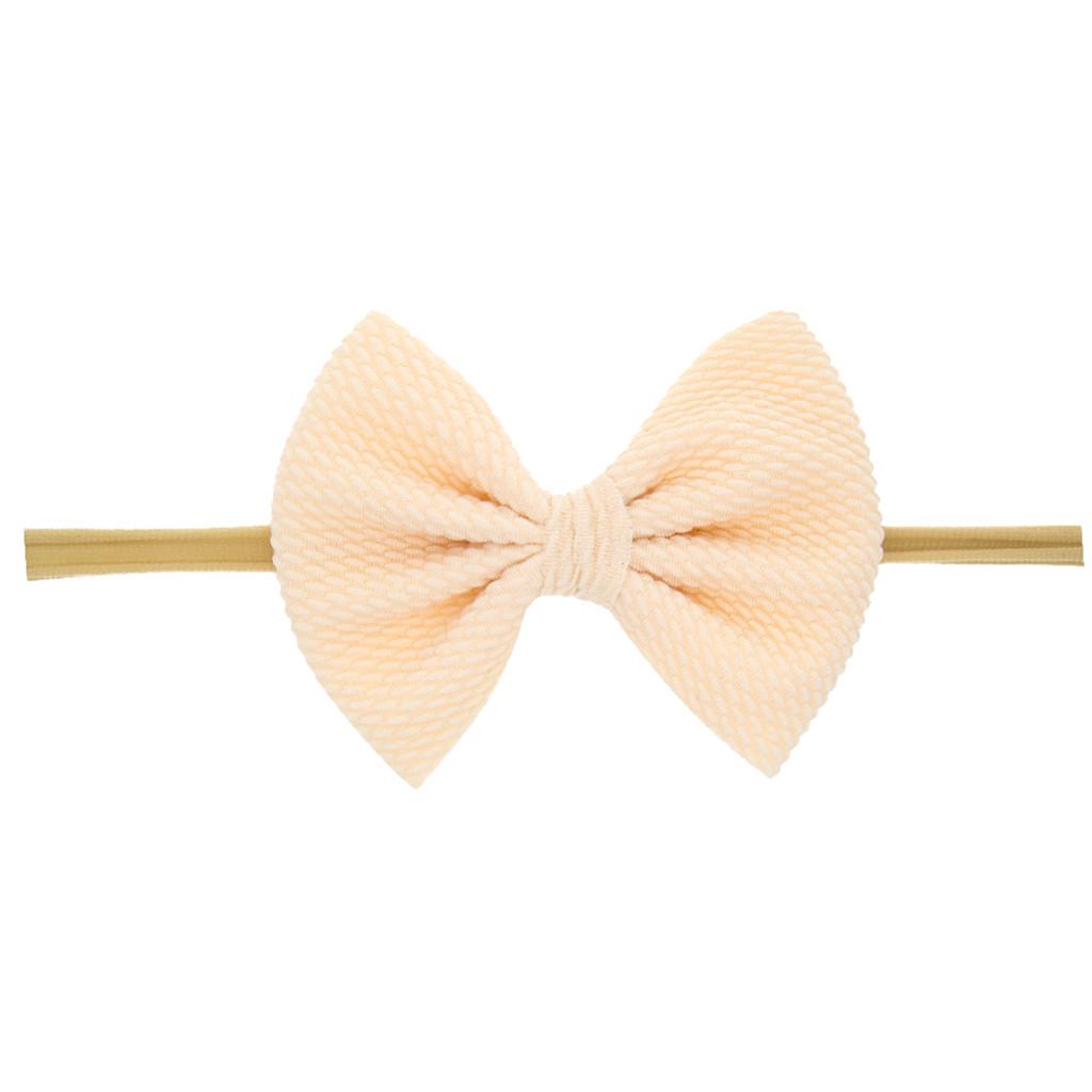 Newborn Toddler Kid Baby Girls Bow Turban Headband Headwear Accessories