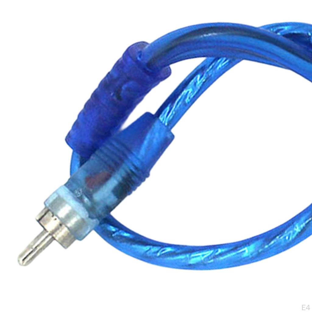 RCA Audio Cable 30cm Y Splitter Adapter Extension Cord for Stereo Subwoofer