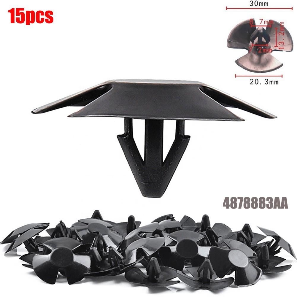 15Pcs Replacement Hood Insulation Retainers Clips 4878883AA