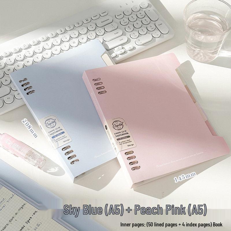 Detachable, High-Quality Loose-Leaf Notebook for Students and Graduates - Perfect for Back-to-School and Error Logging.