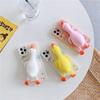 Funny Three-dimensional Kneading Duck for iPhone11promax Apple 11 Mobile Phone Case 11 Silicone Xr Bracket 1p