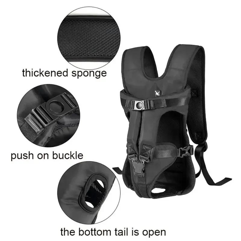 Freihändige Haustier-Frontrucksäcke Oxford Verstellbare Hundetrage-Rucksäcke Atmungsaktive Welpen-Tragetaschen Hund-Ausgeh-Tasche Outdoor