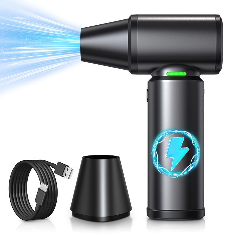 

High-Speed 130,000 RPM Turbo Fan with 3-Speed Settings & 8000mAh Battery for Car Drying 1-piece