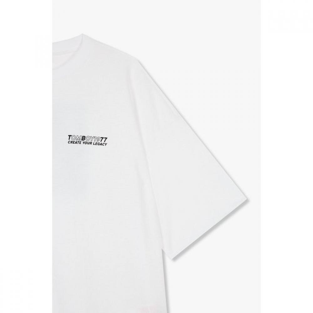 STUDIO TOMBOY Unique LeTTering T shirT