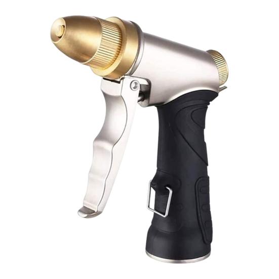 Yousheng Garden Hose Nozzle Adjustable Spray Patterns Heavy Duty Garden Sprayer High Pressure Water Nozzle for Plants Car Washing Pet Showering
