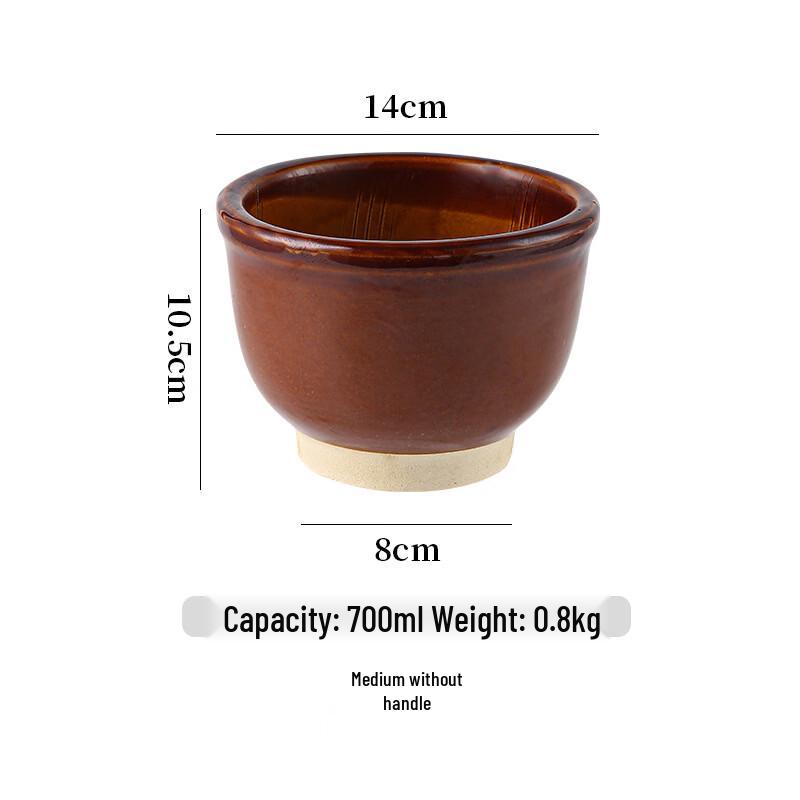 HANSUNG Ceramic Mortar Bowl