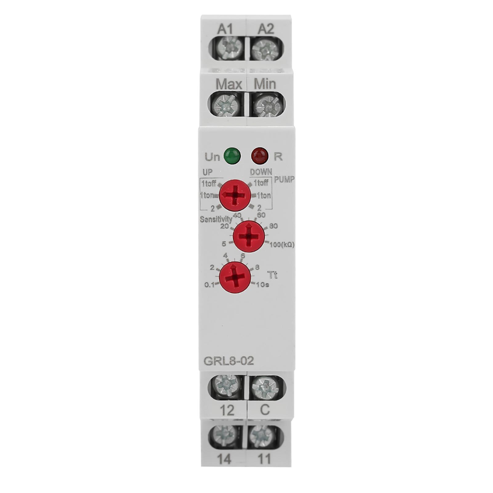 

Реле контролю рівня рідини GRL802, контролер рівня води 10A ACDC 24V240V