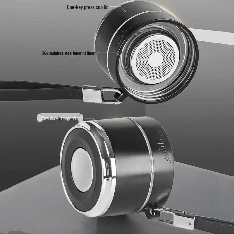 Shuanghan Double-Layer Glass Tea Infuser Bottle