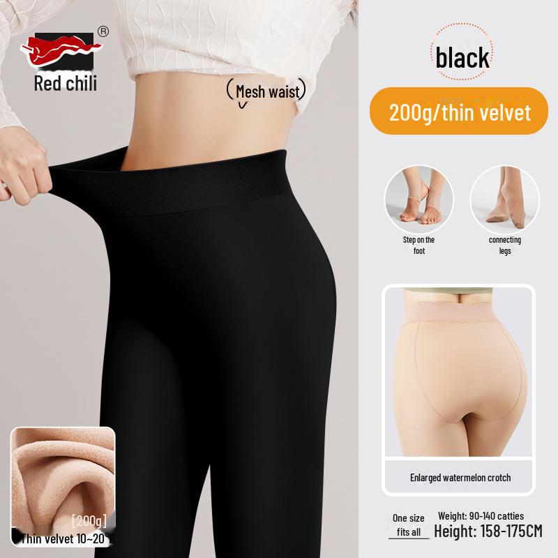 

Женские теплые носки-леггинсы с красным перцем и арбузом: Обнаженная, светочувствительная, осень/зима. Footless