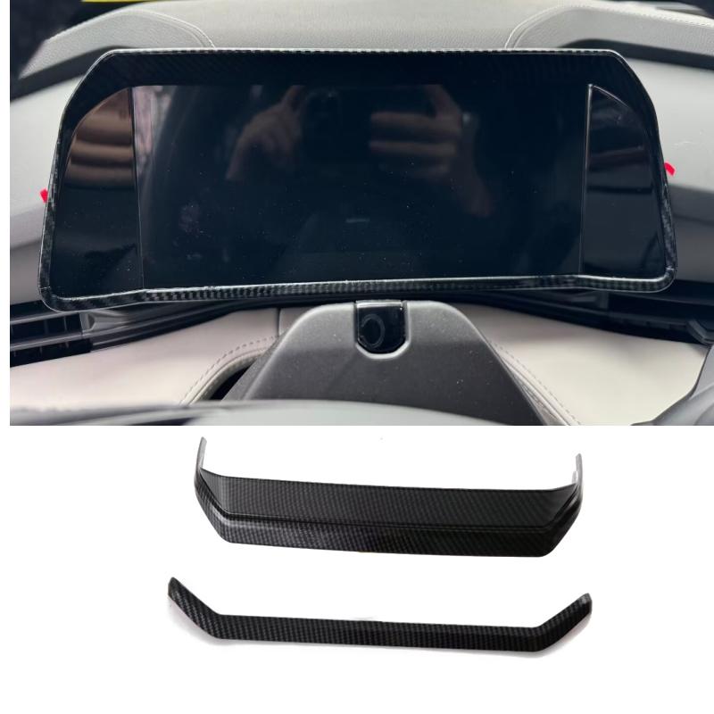 For Geely Cityray 2024 2025 ABS carbonfiber Car window lift switch Gear Shift Panel water Cup Holder Frame interior Accessories