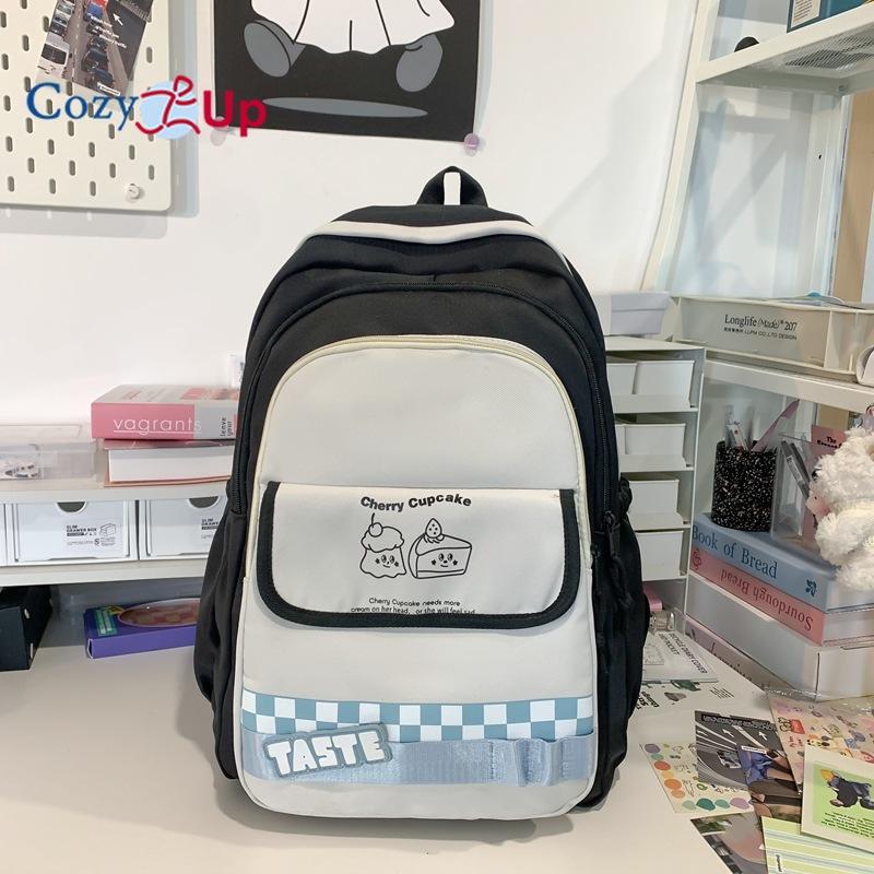 Милый рюкзак для девочек контрастного цвета — фото 7