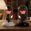 Plastic Flower Table Lamp Azure Orchid Atmosphere Night Light Gift Lamp Ornament  Desktop
