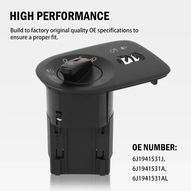 6J1941531J Fog Light Headlight Light Switch 6J1941531AL For Seat Ibiza IV Main Light Switch Control Button Switch 6J1941531A