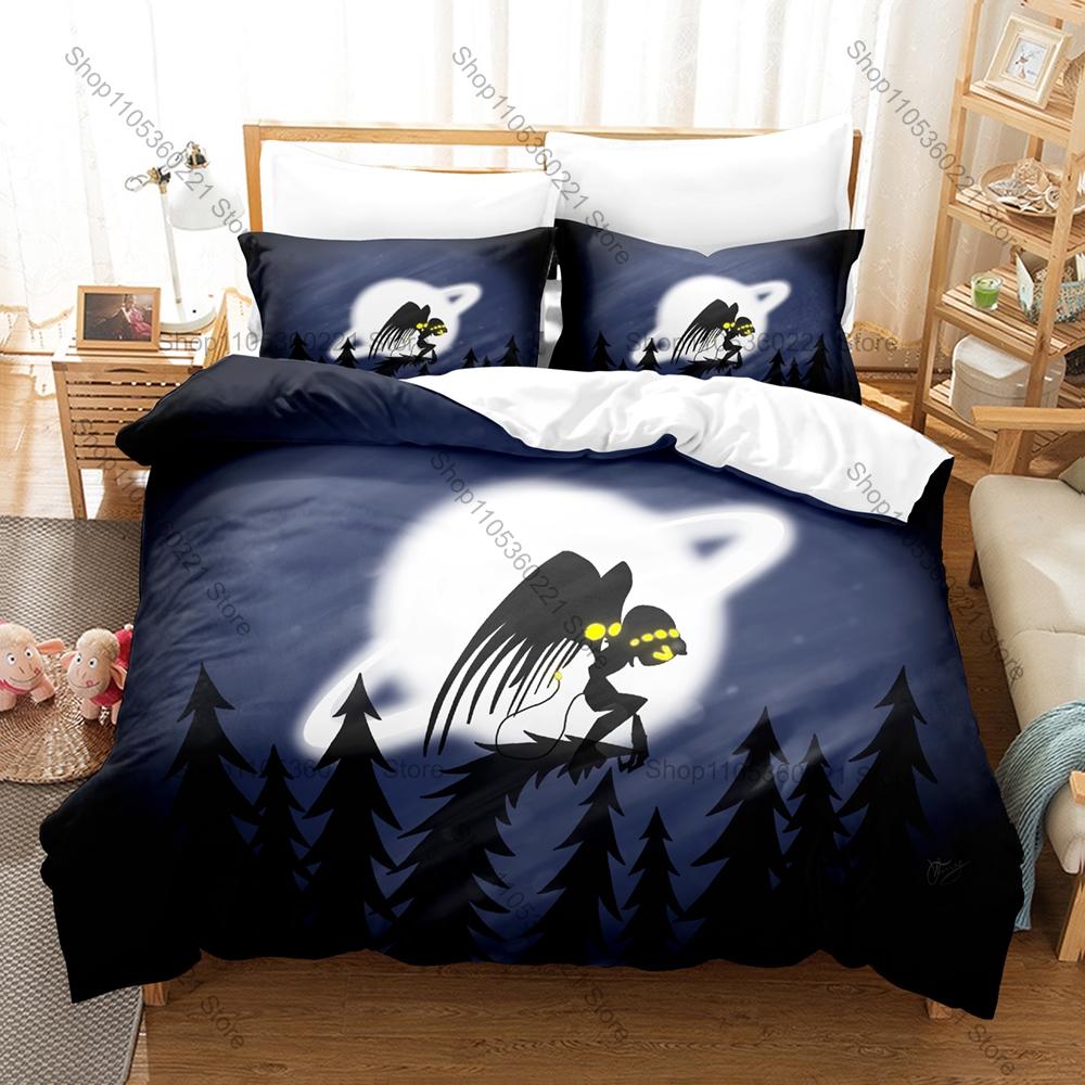 Cool Soft Microfiber Murder Drones Robot Themed 3PCS Bedding 1 Duvet Cover + 2 Pillowcases Envelope Pillow Covers All Season