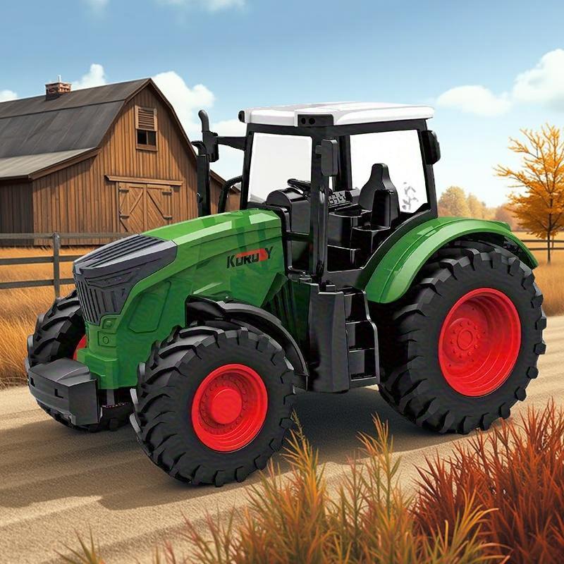 Farm Tractor Toy Set for Kids: Includes Various Types of Tractors and Tools, Suitable for Scene Entertainment and Gifting.