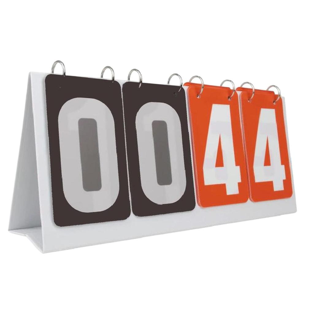 Flip Number Score Board Competition Scorekeeper Table Score Flipper for Baseball Football Volleyball Basketball Tennis Ball