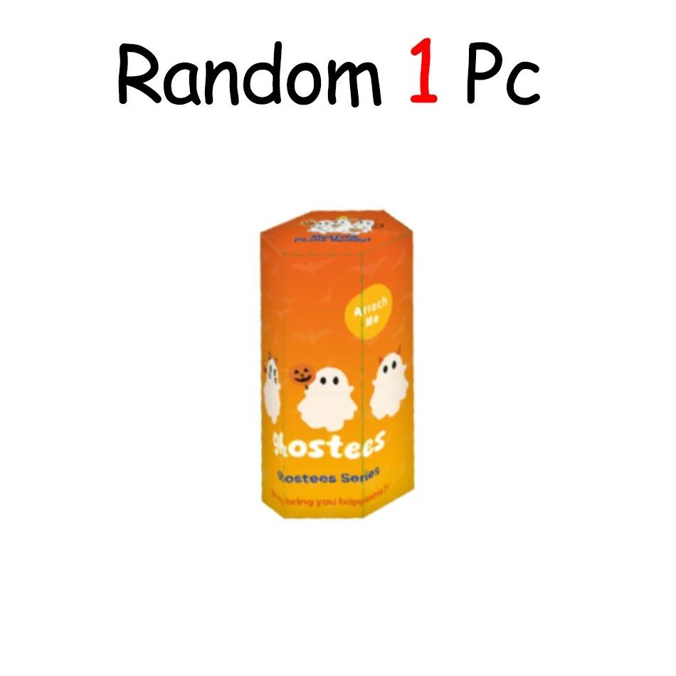 Ghostees Mystery Phone Buddy Cute Halloween Phones Decor Blind Box Collect Hippers Action Figure Mystery Toys Kid Surprise Gifts