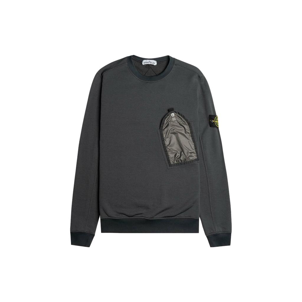 STONE ISLAND Sweatshirt Men's Smoke Gray Mixed Color 711564046-V0067