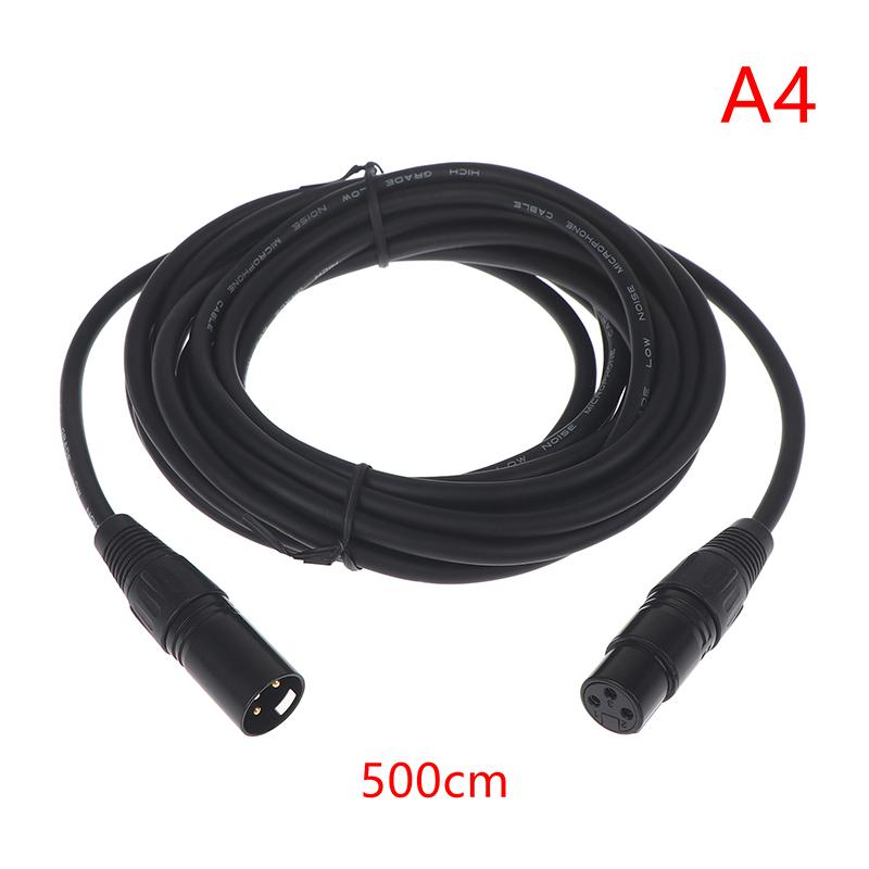 DMX 3-PIN DMX512 Male To Female Cable LED PAR Stage Light DMX Signal Line Dj Equipment DMX512 Signal Line Xlr Connector
