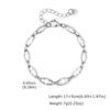 Fashion Silver Color Hollow Cross Chain Bracelets for Men High Quality Stainless Steel Bracelet Waterproof Punk Jewelry Gift