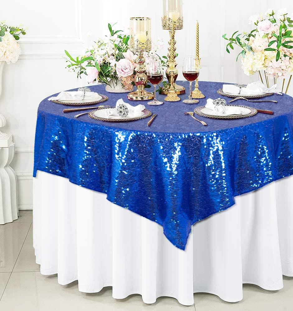 Sequin Table Cloth Shiny Glitter Tablecloth Birthday Wedding Baby Shower Party Christmas Home Sparkling Table Decoration