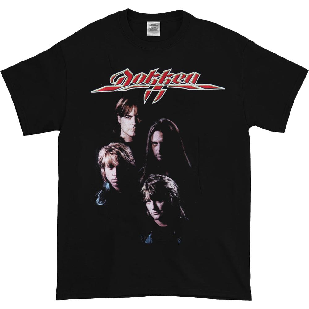 

Черная двусторонняя футболка унисекс Dokken Band 1990-х годов