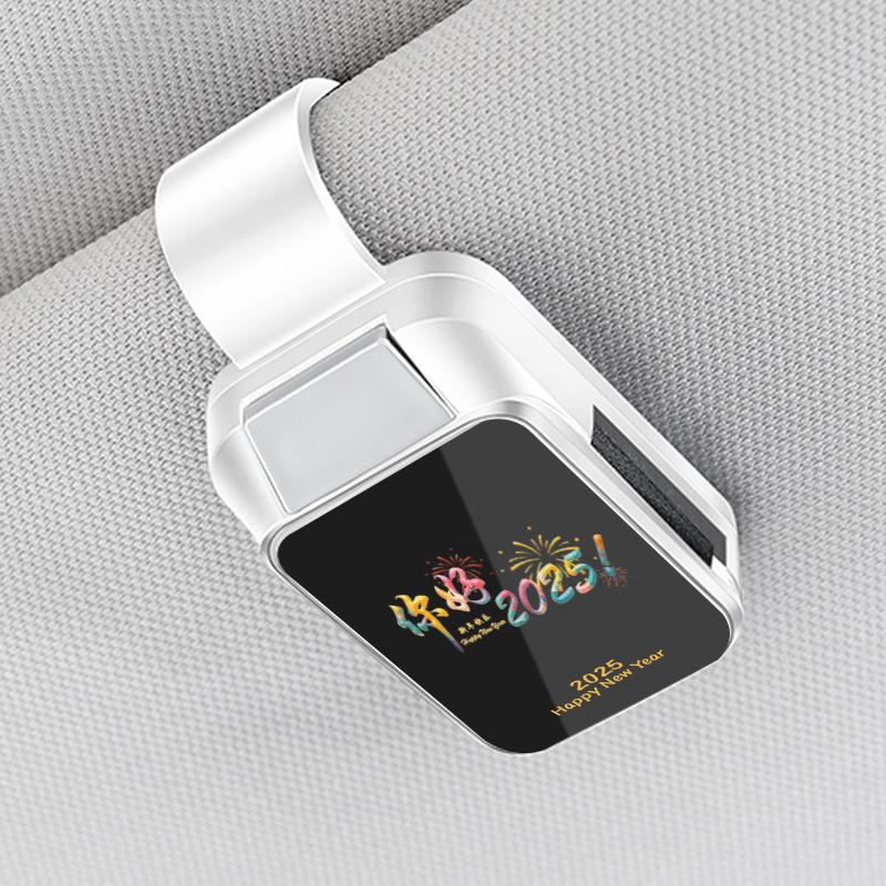 High-End Multifunctional Car Visor Glasses Clip and Card Holder