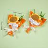 1Pcs Sunflower Yarn Bouquet Handmade Knitted Graduation Bouquet Gift