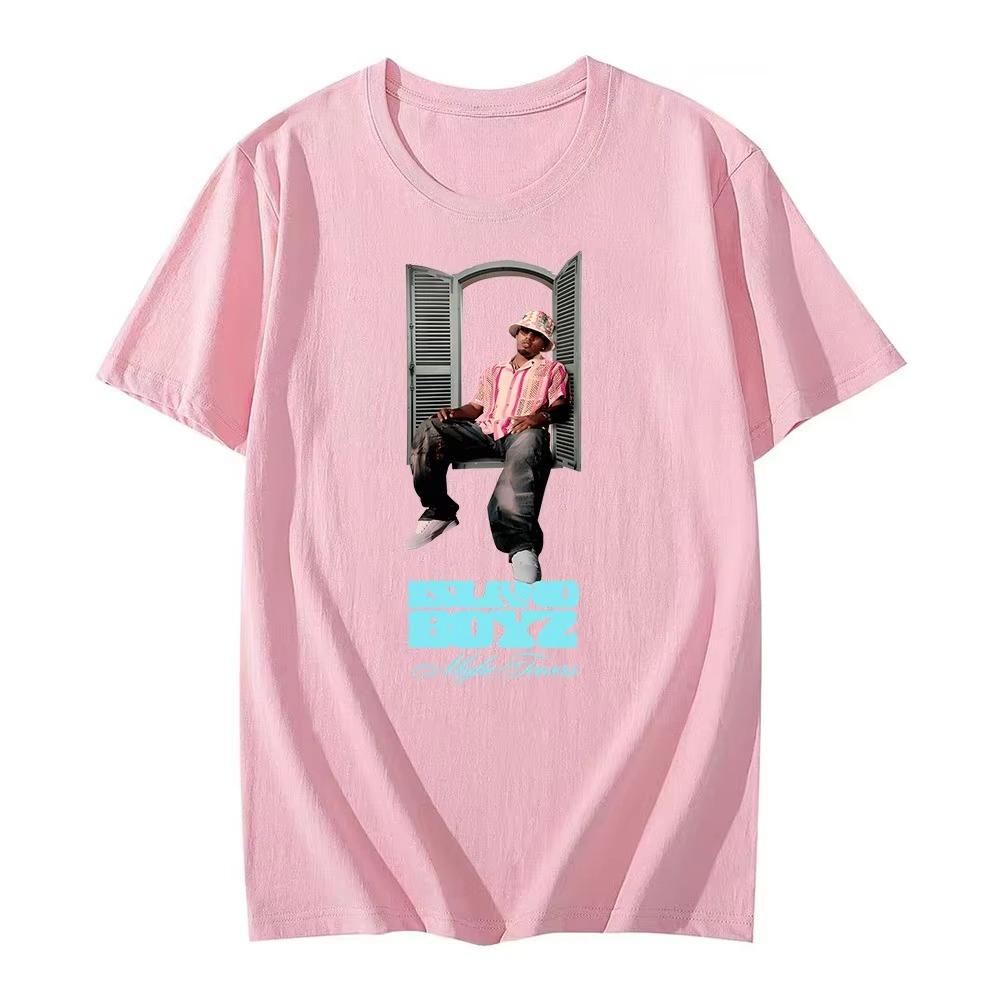 Rapper Myke Towers Graphic T-shirts ISLAND BOYz Men Women Fashion Hip Hop TShirt Comfort Cotton Tops Autumn and winter innerwear