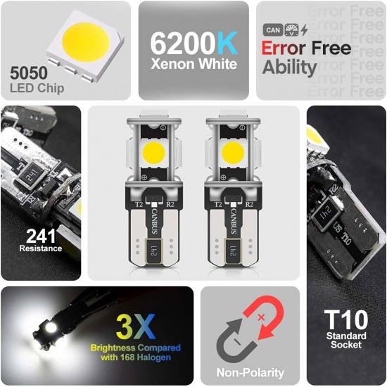 15pcs Grand Cherokee Interior LED Lights Bulb Kit for Jee'p Grand Cherokee WK2 2011 2012 2013 2014 2015 2016 2017 2018 2019 2020 Super Bright 6000K