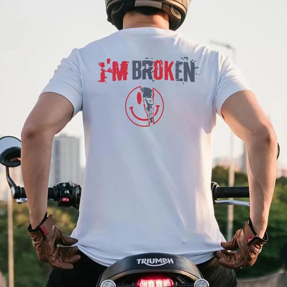 

2024 Мужская футболка с коротким рукавом в стиле Fallow Style, модная брендовая футболка с 3D-принтом, свободная, модная, летняя, повседневная, мужская футболка с коротким рукавом XXXXXL белый