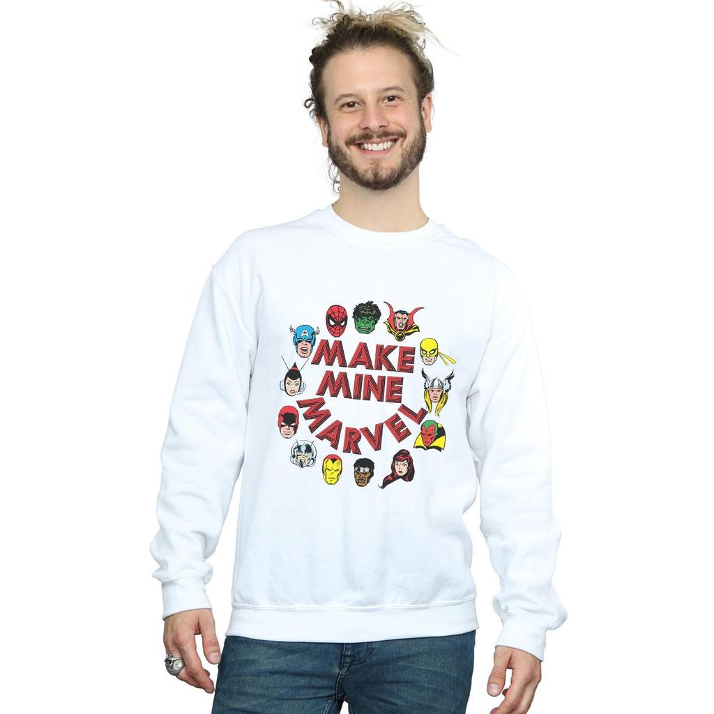 Marvel Mens Make Mine Marvel Sweatshirt