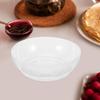 Transparent Kitchen Scale Plate for Weighing Food 6.37 Inch Abs Plastic Tray for Cooking Baking and Meal Prep with Convenient Pouring Design