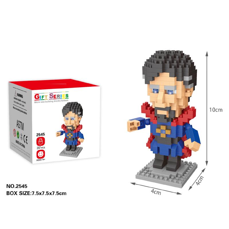 Klassische Film Actionfigur Bausteine Spielzeug Batman Iron Man Spiderman Mini Steine Kleine Partikel Zusammengebaute Baustein Sets