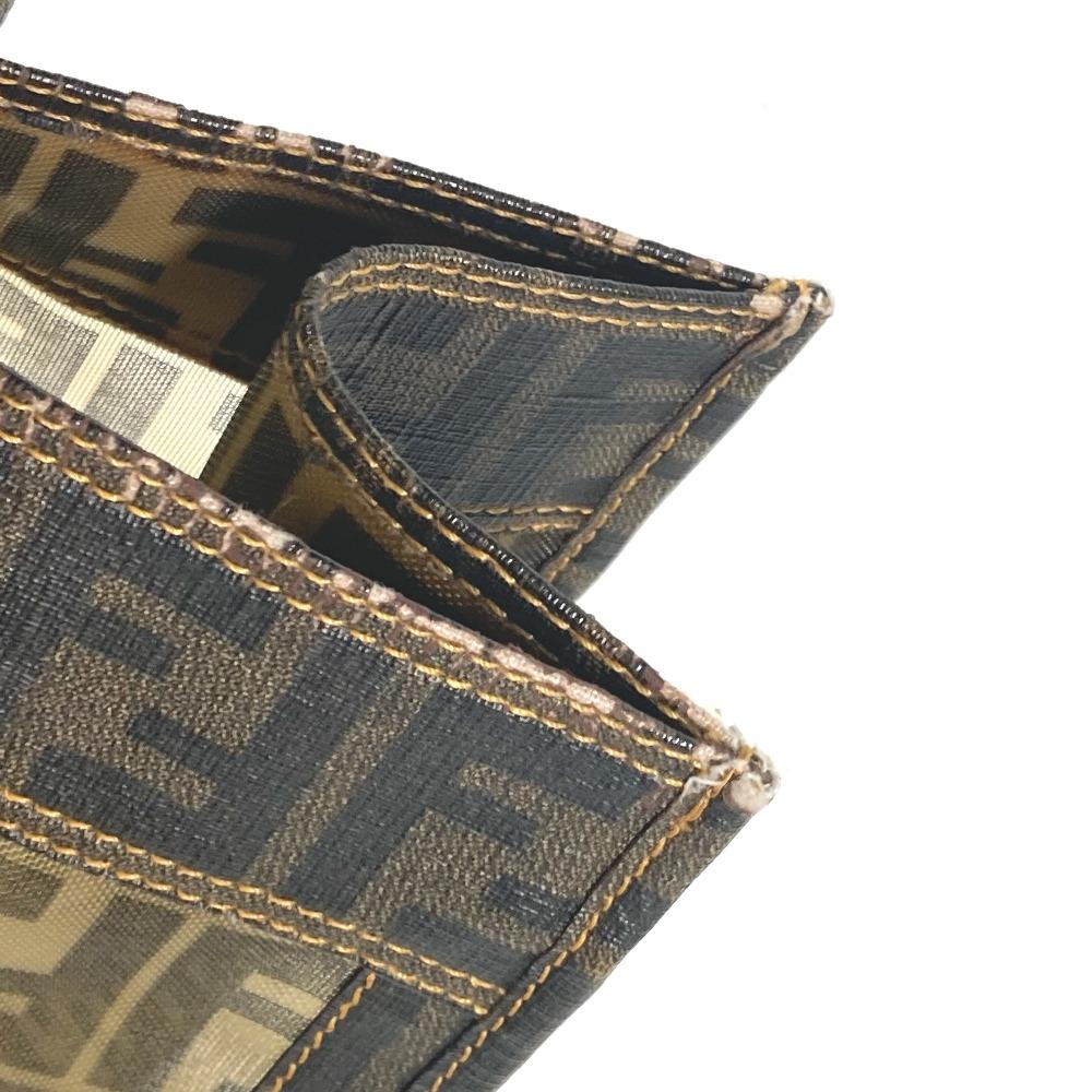 Fendi Torba Siatkowa Torba Plażowa Vintage Zucca Torba Tote z Puzderkiem Torba na Ramię Brązowa