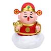 Caishen Statue Solar Powered Auto Shaking Tsai Shen Yeh Figurine Wealth Fortune Statue for Home Store   Car