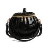 2025 Halloween New Fashion Barrel-Shaped Glossy PU Shoulder & Crossbody Bags Solid Creative Stylish Design Handbags for Women