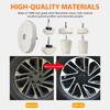 7pcs Car Polishing Buffing Pads Polisher Aluminum Alloy Stainless Steel Mop Wheel Drill Kit Tool