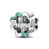 925 Silver Charms Glow-in-the-dark Bulb Firefly Pendant Dangle Charm Fit Fashion Style Bracelet Pendent Women Jewelry