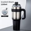 Straw Thermos Cup Ceramic Liner Insulated Tumbler Cold Ice Travel Mug  Outdoor Camping