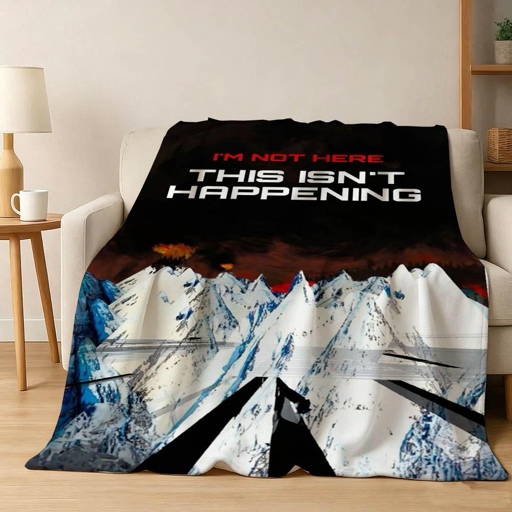 Singer R-RadioheadS-d Band Ok Computer Flannel Blanket Soft Throw Blanket Art For Home Decor Bedroom Bed Sofa Picnic Fans Gifts